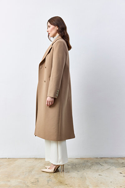KENT Long Camel Stamp Coat