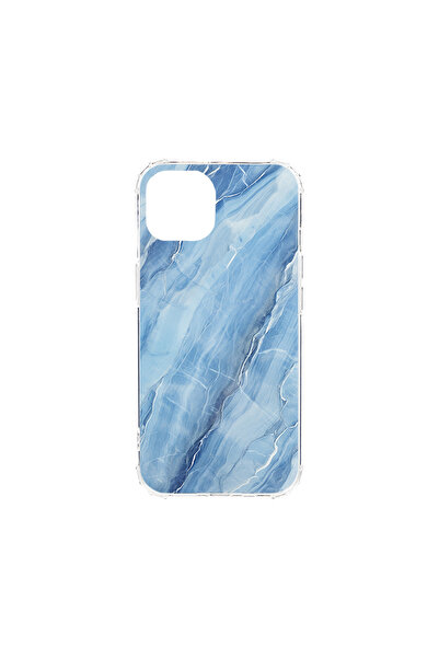 bestcase Carcasă spate antișoc pentru Apple iPhone 13 Pro Max, marmură albast...
