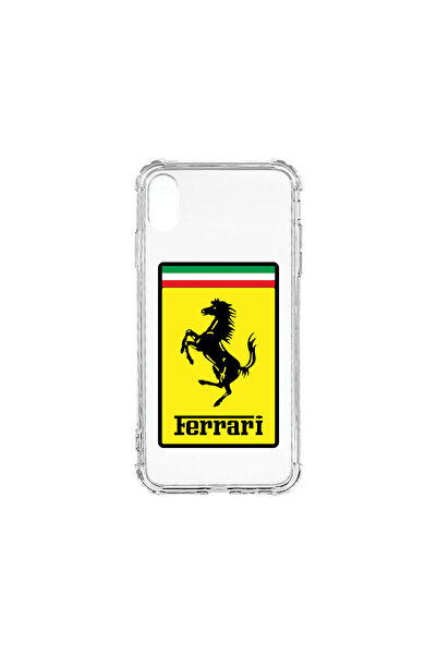 bestcase Carcasă spate antișoc pentru Apple iPhone XR, logo Ferrari, AS 1773