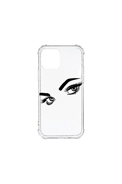 bestcase Carcasă spate antișoc pentru Apple iPhone 11, ochi atrăgători de fem...