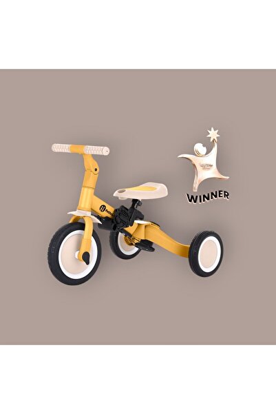 Petite&Mars Tricycle, Petite&Mars, Turbo, 5 in 1, Up to 25 kg, 1.5-5 years, Ochre