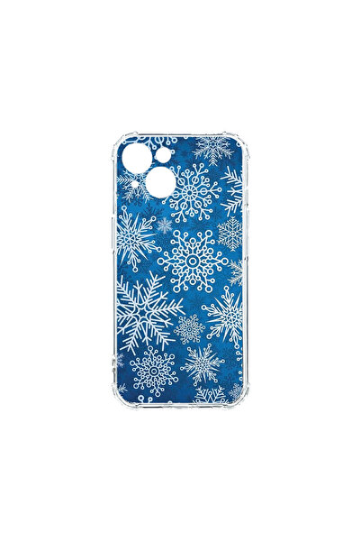 bestcase Carcasă spate antișoc pentru Apple iPhone 15 Plus, model de iarnă, A...