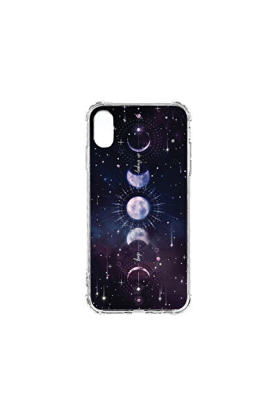 bestcase Carcasă spate antișoc pentru Apple iPhone XS / iPhone X, Fazele Luni...