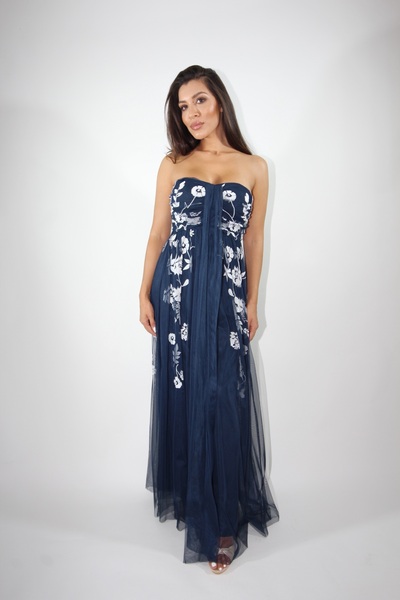 Coast ELEGANT NAVY BLUE DRESS