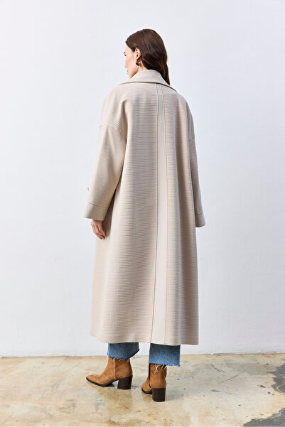 KENT Long Oversize Stone Color Coat