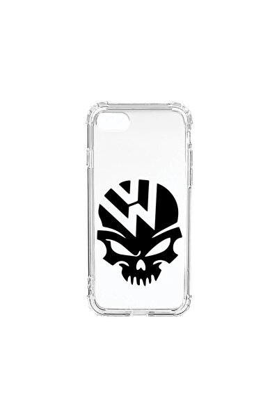 bestcase Удароустойчив калъф за Apple iPhone SE 3 / SE 2 / 8 / 7, VW Skull, A...