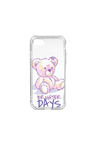 bestcase Carcasă spate antișoc pentru Apple iPhone SE 3 / SE 2 / 8 / 7, Teddy...
