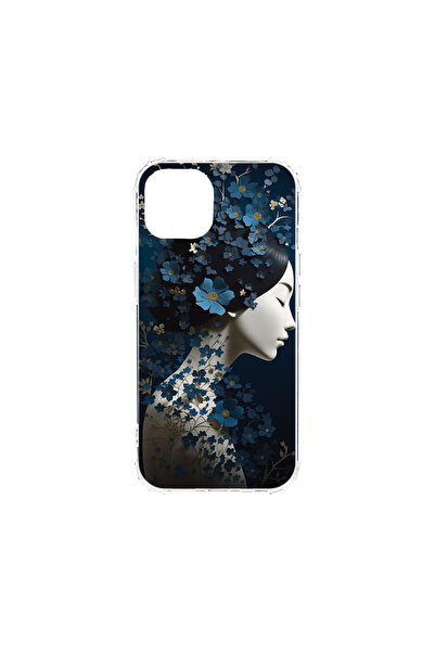 bestcase Carcasă spate antișoc pentru Apple iPhone 13 Mini, Thinking Girl, AS...