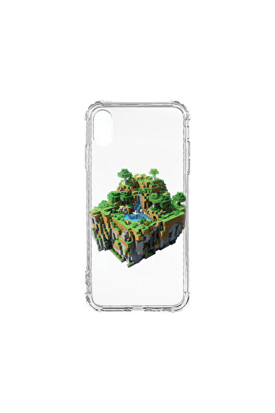 bestcase Carcasă spate antișoc pentru Apple iPhone XR, Minecarft World, AS 1681