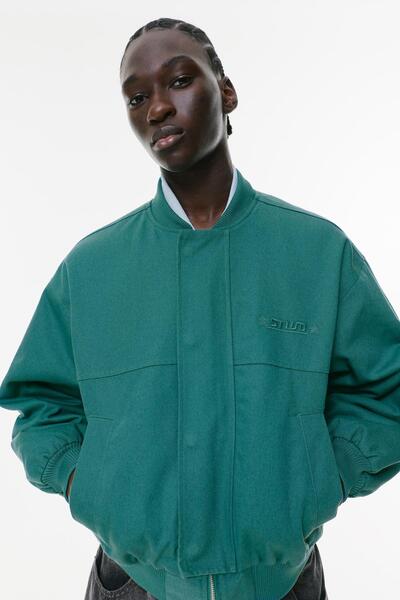 Pull & Bear Pamuklu bomber ceket