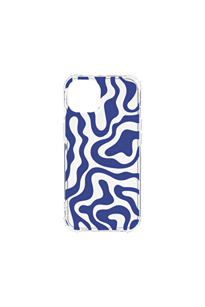 bestcase Carcasă spate antișoc pentru Apple iPhone 13 Mini, linie abstractă a...