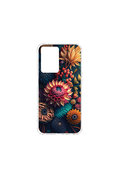 bestcase Carcasă spate antișoc pentru Motorola Moto G23 / G13, flori colorate...