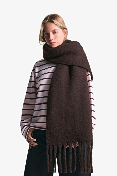 Bershka Solid-coloured scarf