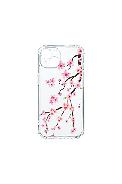 bestcase Carcasă spate antișoc pentru Apple iPhone 15, model Cireș japonez, A...