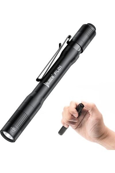 Wuben PL01 مصباح يدوي، 650 لومن، مصباح يدوي EDC للجيب قابل لإعادة الشحن