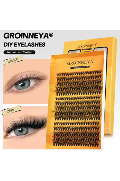 Choice3 YK01 GROINNEYA رموش متجمعة DIY رموش تمديد C تجعيد طويل رموش فردية مختلطة صينية Faux Mi