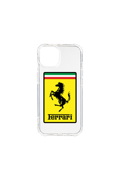 bestcase Carcasă spate antișoc pentru Apple iPhone 13, logo Ferrari, AS 1773