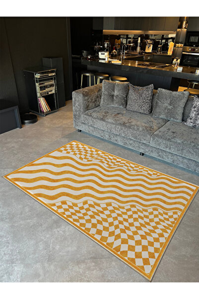 Rugs Modern Halı MOSSO Dama Temalı Desen Modern Dekoratif Halı mosso475