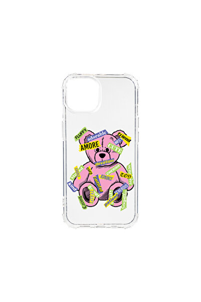 bestcase Carcasă spate antișoc pentru Apple iPhone 13 Mini, Teddy Bear Amour,...