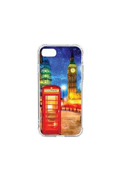 bestcase Удароустойчив калъф за Apple iPhone SE 3 / SE 2 / 8 / 7, Лондон, AS ...