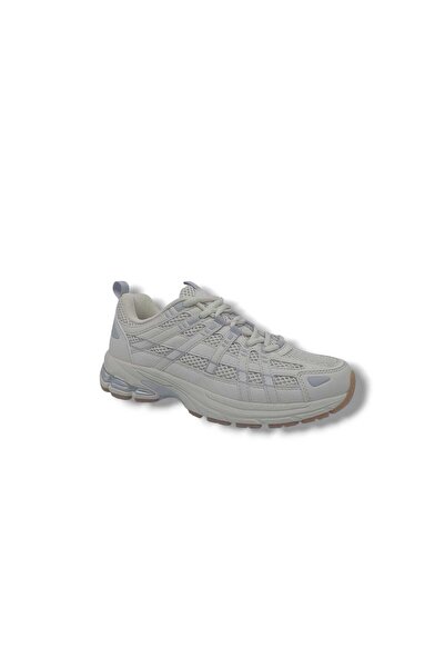 Lescon Pace Runner Unisex Beige Walking Running Sports Shoes