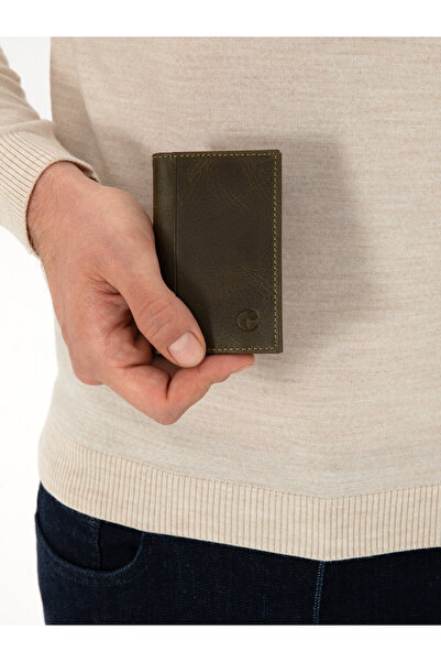 Cacharel Haki %100 Deri Kartlık 50316496-VR027