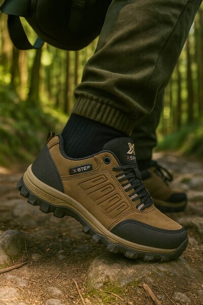 Ayakkabı Durağı Unisex Water and Cold Resistant Non-Slip Thermo Sole Winter Large Size Trekking Oversized Boots X5