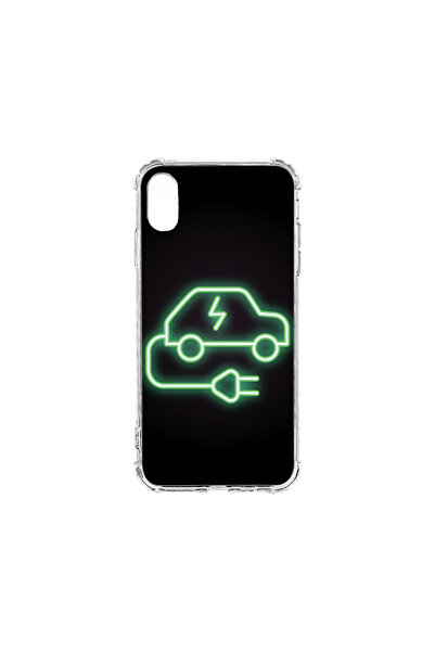 bestcase Carcasă spate antișoc pentru Apple iPhone XR, I Love Electric Car, A...