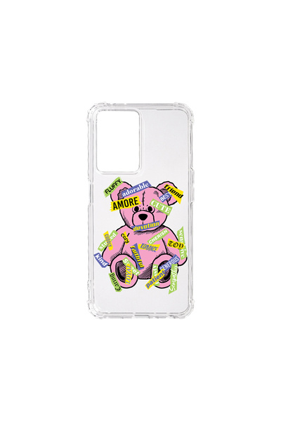 bestcase Carcasă spate antișoc pentru Motorola Moto G23 / G13, Teddy Bear Amour, AS 1547