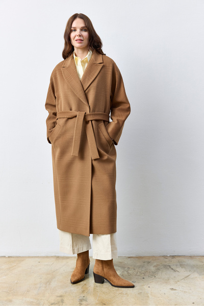 KENT Oversized Tobacco Coat