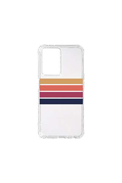 bestcase Carcasă spate antișoc pentru Motorola Moto G53, Retro Lines, AS 1479