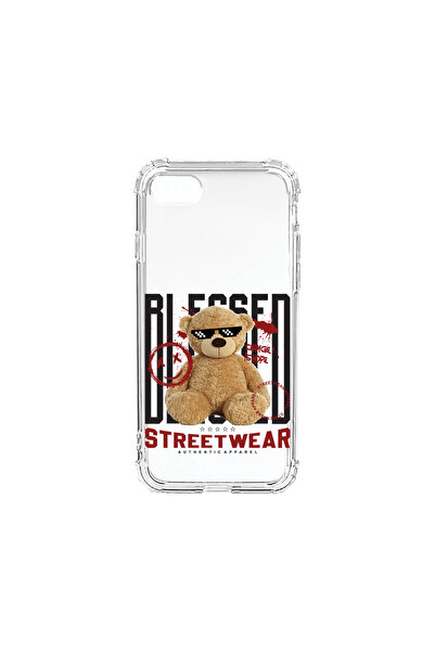 bestcase Carcasă spate antișoc pentru Apple iPhone SE 3 / SE 2 / 8 / 7, Teddy...