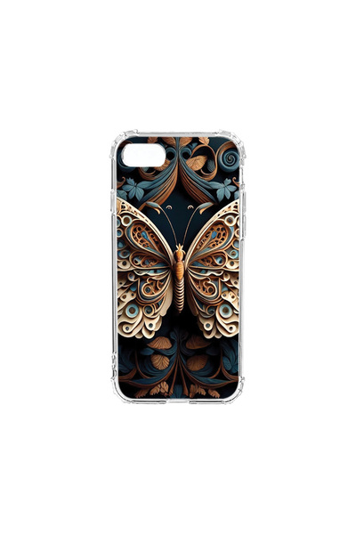 bestcase Carcasă spate antișoc pentru Apple iPhone SE 3 / SE 2 / 8 / 7, Beaut...