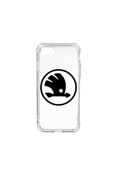 bestcase Удароустойчив калъф за Apple iPhone SE 3 / SE 2 / 8 / 7, лого Skoda,...