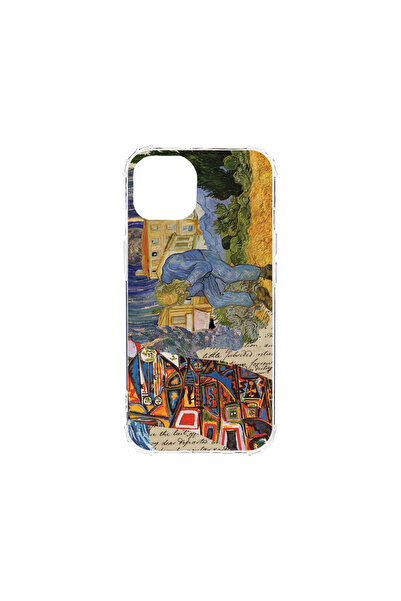 bestcase Carcasă spate antișoc pentru Apple iPhone 13 Mini, stil Van Gogh, AS 1275