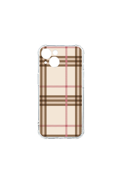 bestcase Carcasă spate antișoc pentru Apple iPhone 15 Plus, model Plaid, AS 903