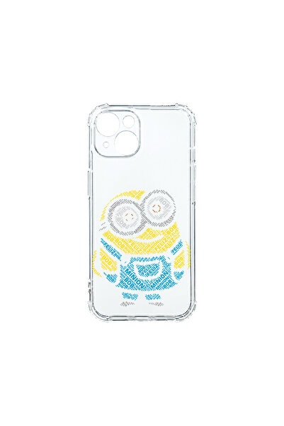 bestcase Carcasă spate antișoc pentru Apple iPhone 14, Calligraphy Minion, AS...