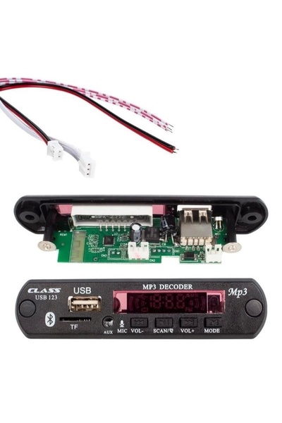 Class 12V Sd-Af-Vr Auto Tape Recorder Usb-Sd Converter with Microphone Digital Player Board Usb-123