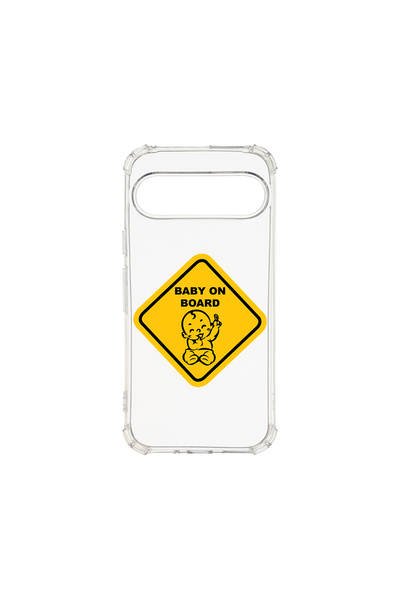 bestcase Carcasă spate antișoc pentru Google Pixel 9, Baby On Board, AS 1673