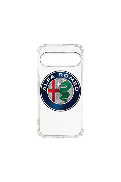 bestcase Carcasă spate antișoc pentru Google Pixel 9, logo Alfa Romeo, AS 1755