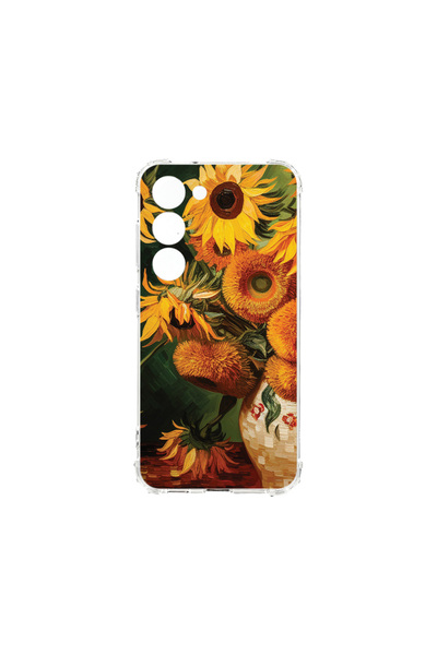 bestcase Carcasă spate antișoc pentru Samsung Galaxy S23 Plus, pictură floare...