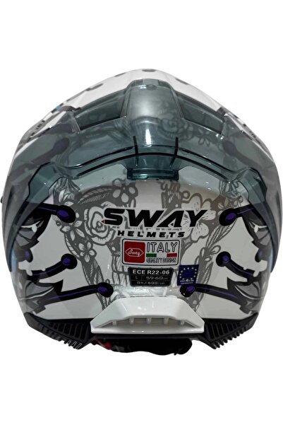 Sway Kapalı Kask Sw 865 Butterfly