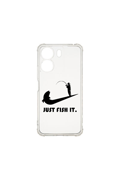 bestcase Αντικραδασμική θήκη πίσω μέρους για Xiaomi Redmi 13C, Just Fish It, ...
