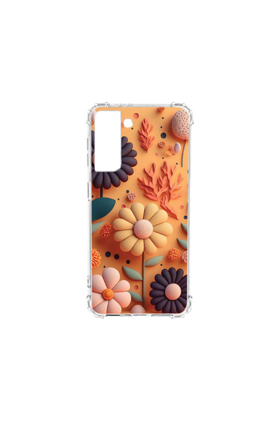 bestcase Carcasă spate antișoc pentru Samsung Galaxy S22 Plus, Happy Flowers, AS 1149