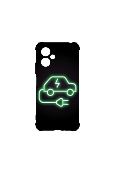 bestcase Carcasă spate antișoc pentru Motorola Moto G14, I Love Electric Car,...