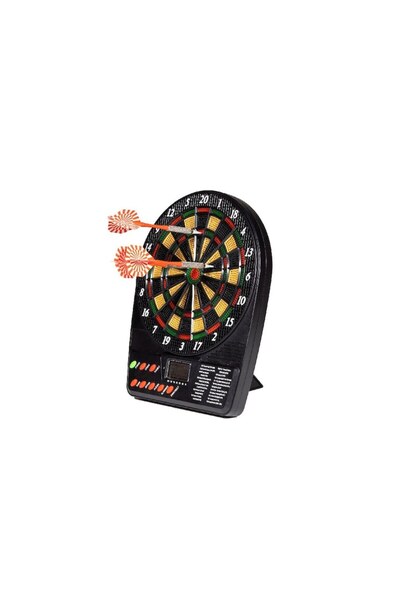 Van Der Meulen Mini țintă electronică pentru darts, Van Der Meulen, cu 4 săgeți cu vârf din plastic