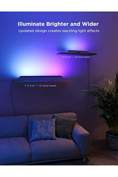 Govee 31-inch RGBIC LED TV Lightbar for 55-70 inch TVs, Works with Alexa & Google Assistant