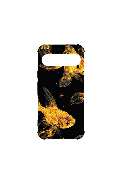 bestcase Carcasă spate antișoc pentru Google Pixel 9 Pro, Gold Fishes, AS 1464