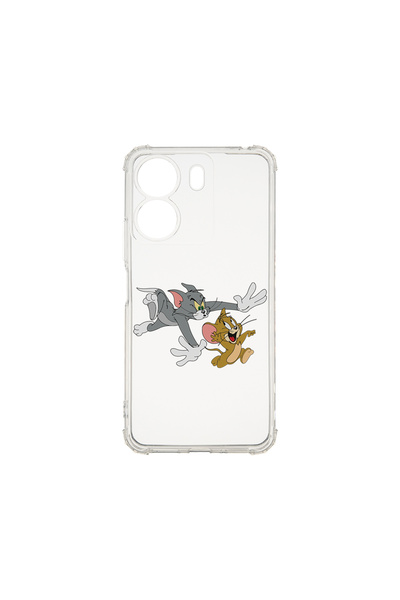 bestcase Αντικραδασμική θήκη πλάτης για Xiaomi Redmi 13C, Tom And Jerry, AS 1657