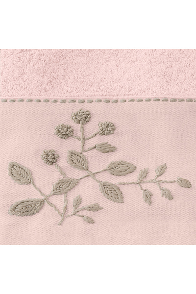 Altınbaşak Noble Bambu Nakışlı El Havlusu 50 x 90 Pudra